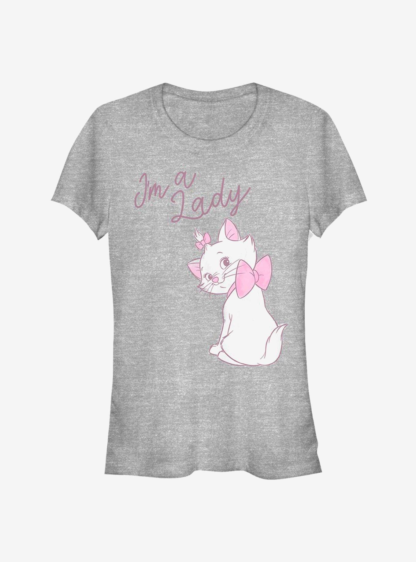 Disney Aristocats Marie I'm A Lady Classic Girls T-Shirt, ATH HTR, hi-res