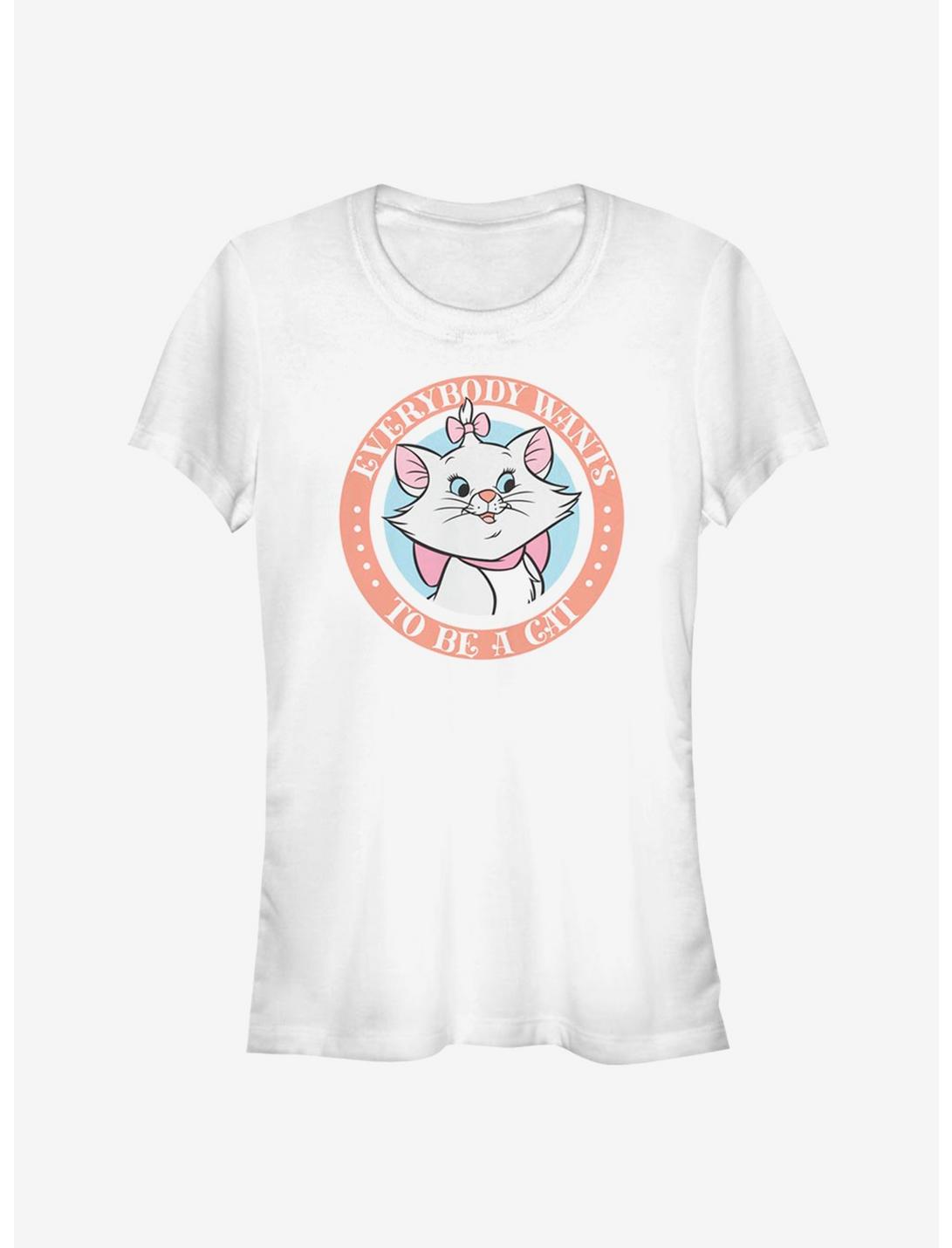 Disney Aristocats Marie Everybody Wants To Be A Cat Classic Girls T-Shirt, WHITE, hi-res