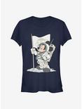 Disney Mickey Mouse Astronaut Classic Girls T-Shirt, NAVY, hi-res