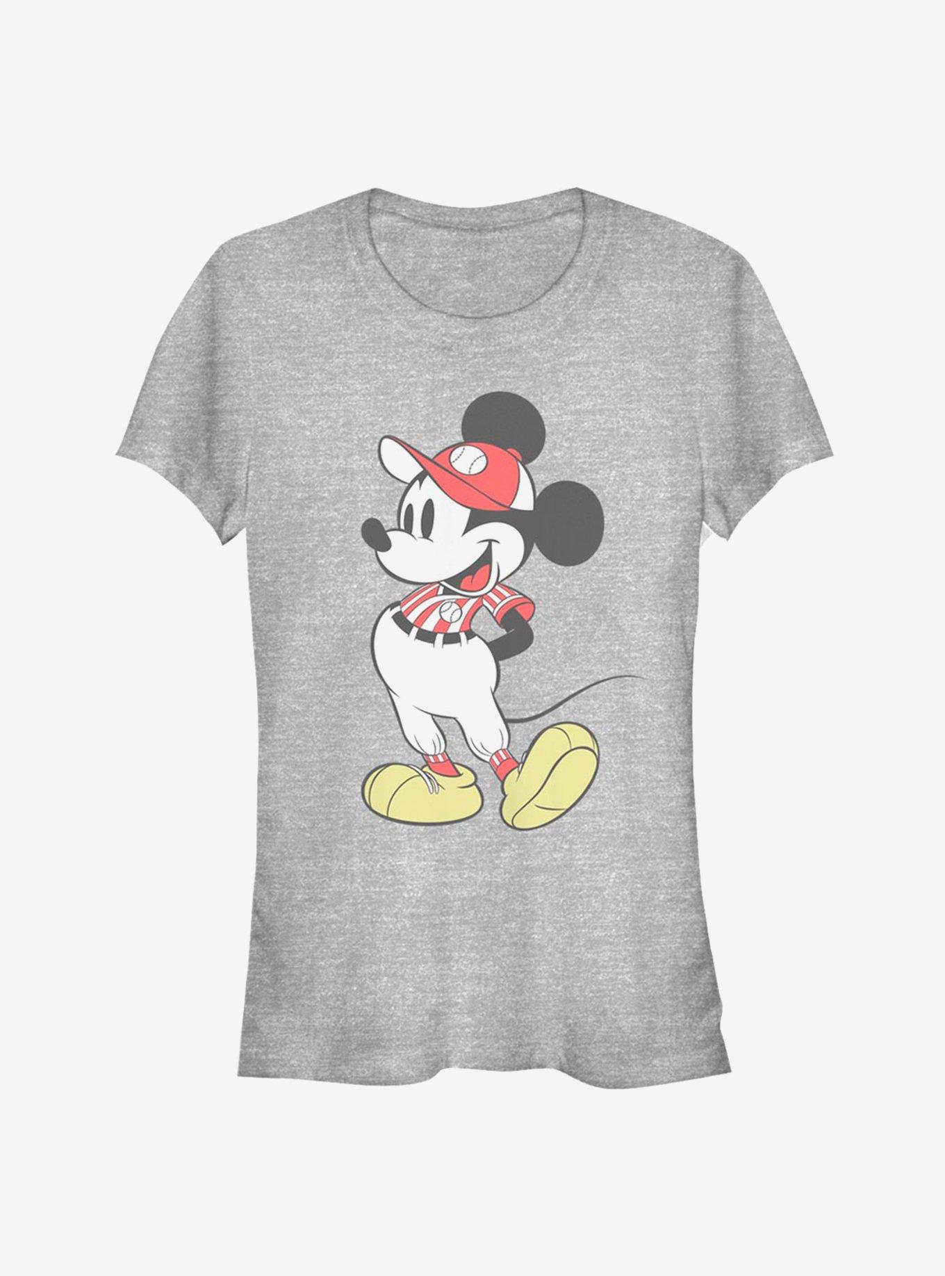 Disney Mickey Mouse Baseball Classic Girls T-Shirt