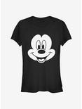 Disney Mickey Mouse Face Classic Girls T-Shirt, BLACK, hi-res