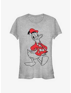 Disney Donald Holiday Outline Classic Girls T-Shirt, , hi-res