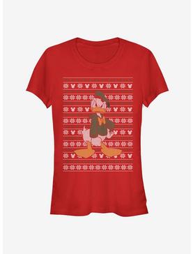 Disney Donald Holiday Sweater Classic Girls T-Shirt, , hi-res