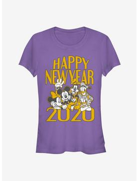 Disney Mickey Mouse Crew Happy New Year 2020 Classic Girls T-Shirt, PURPLE, hi-res