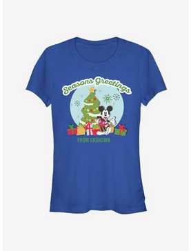 Disney Mickey Mouse Seasons Greetings From Grandma Classic Girls T-Shirt, , hi-res