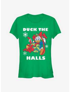 Disney Donald Duck Duck The Halls Classic Girls T-Shirt, , hi-res