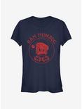 Disney Donald Bah Humbug Classic Girls T-Shirt, NAVY, hi-res