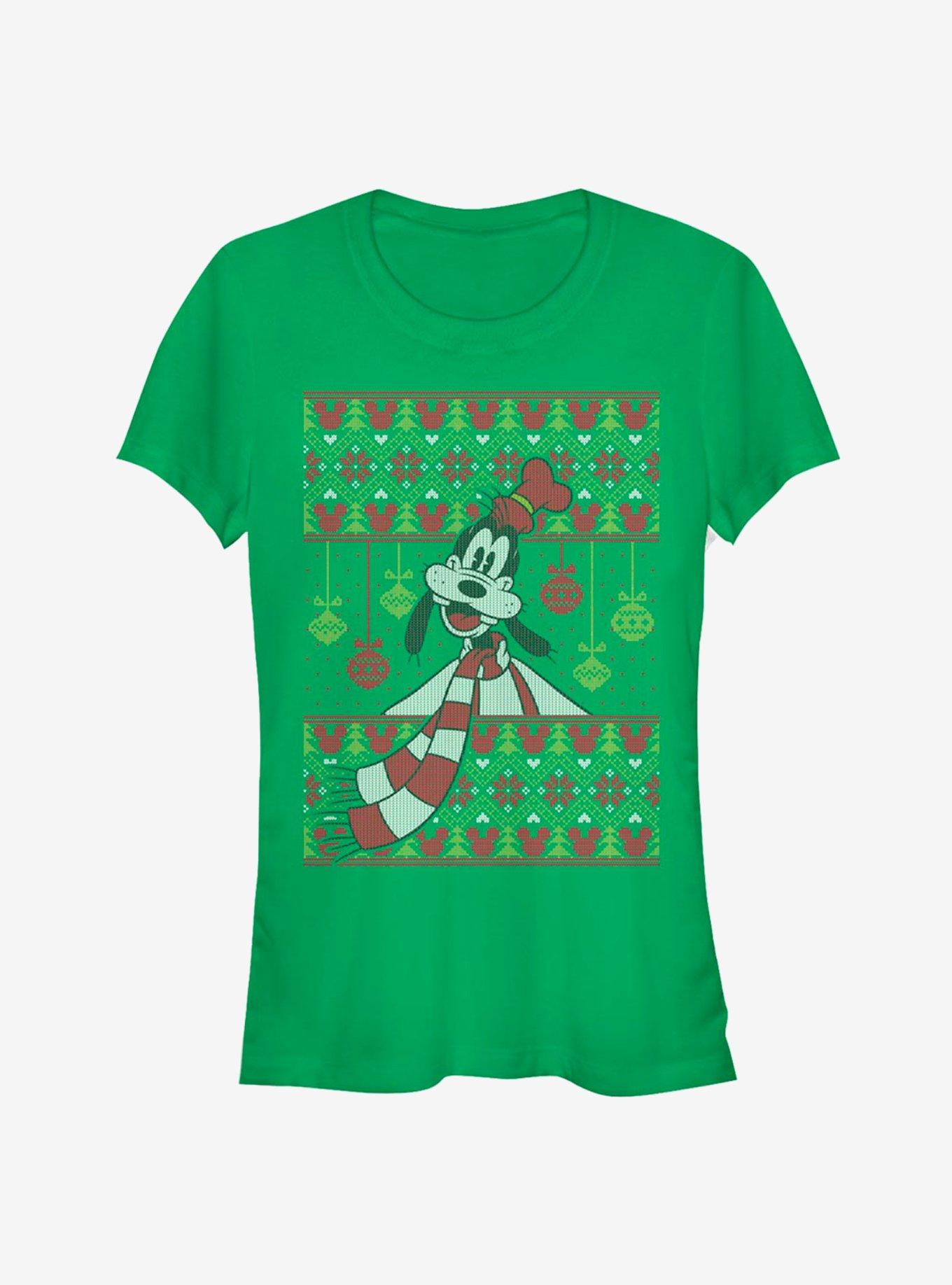 Disney Goofy Ornament Holiday Sweater Classic Girls T-Shirt