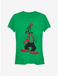 Disney Goofy Holiday Winter Outfit Classic Girls T-Shirt, KELLY, hi-res