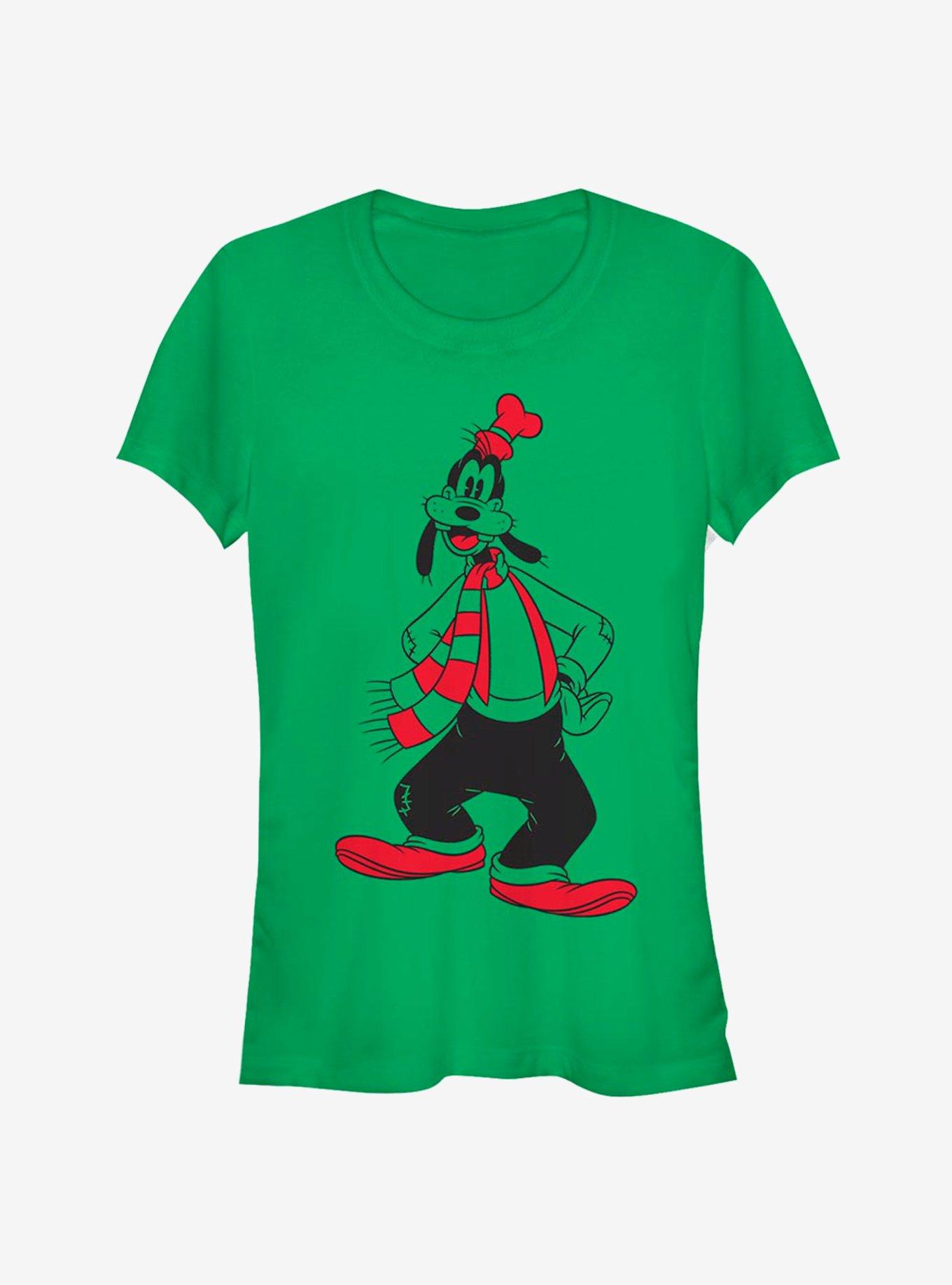 Disney Goofy Holiday Winter Outfit Classic Girls T-Shirt, KELLY, hi-res