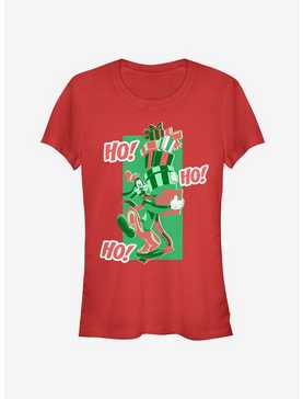 Disney Goofy Ho! Ho! Ho! Holiday Classic Girls T-Shirt, , hi-res