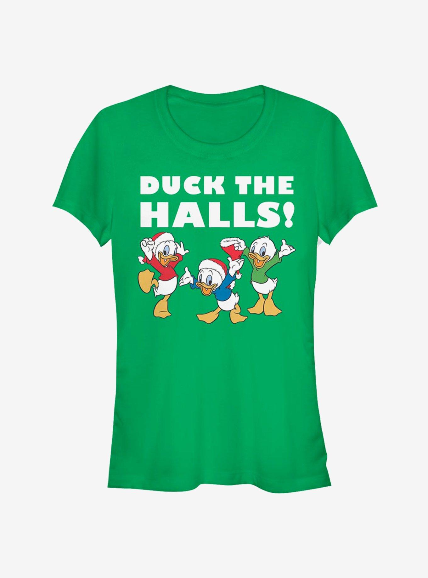 Disney Huey, Dewey & Louie Duck The Halls Holiday Girls T-Shirt, , hi-res