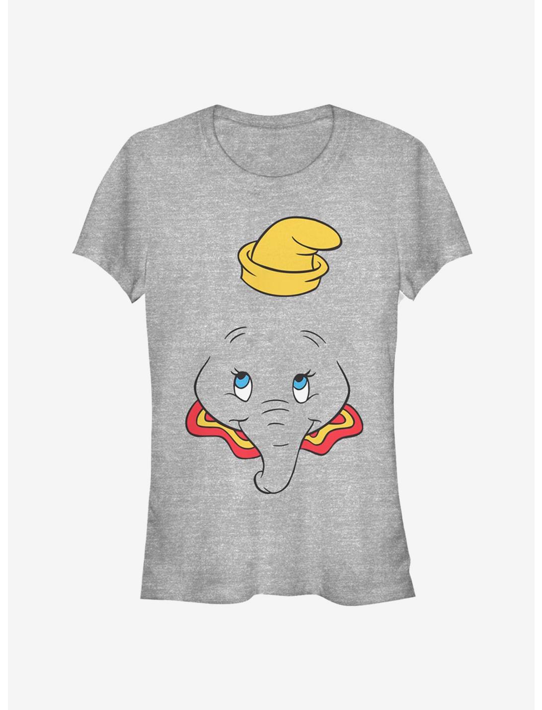 Disney Dumbo Face Classic Girls T-Shirt, ATH HTR, hi-res