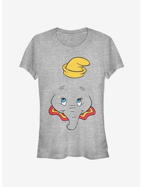 Disney Dumbo Face Classic Girls T-Shirt, ATH HTR, hi-res