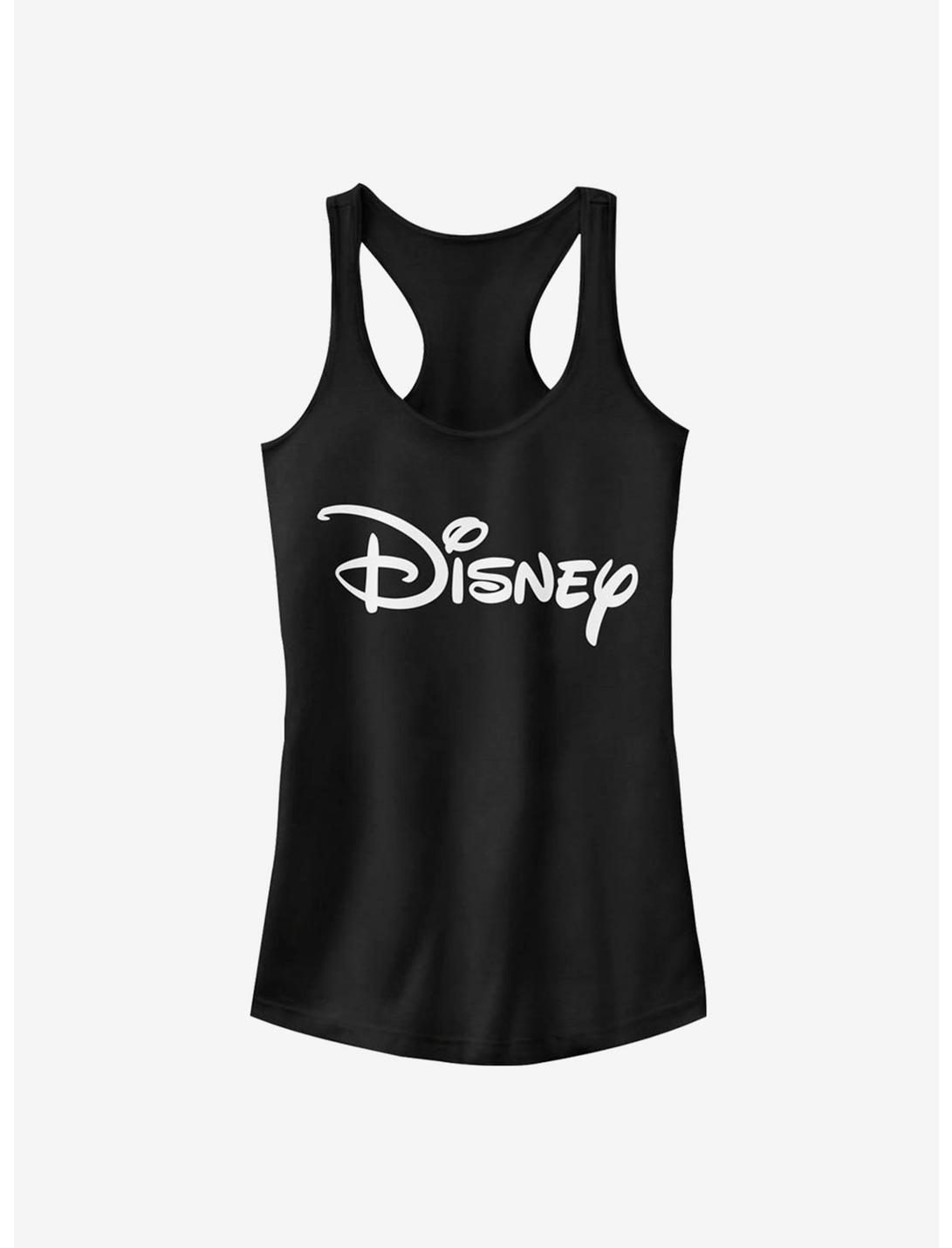 Disney Classic Logo Girls Tank, BLACK, hi-res