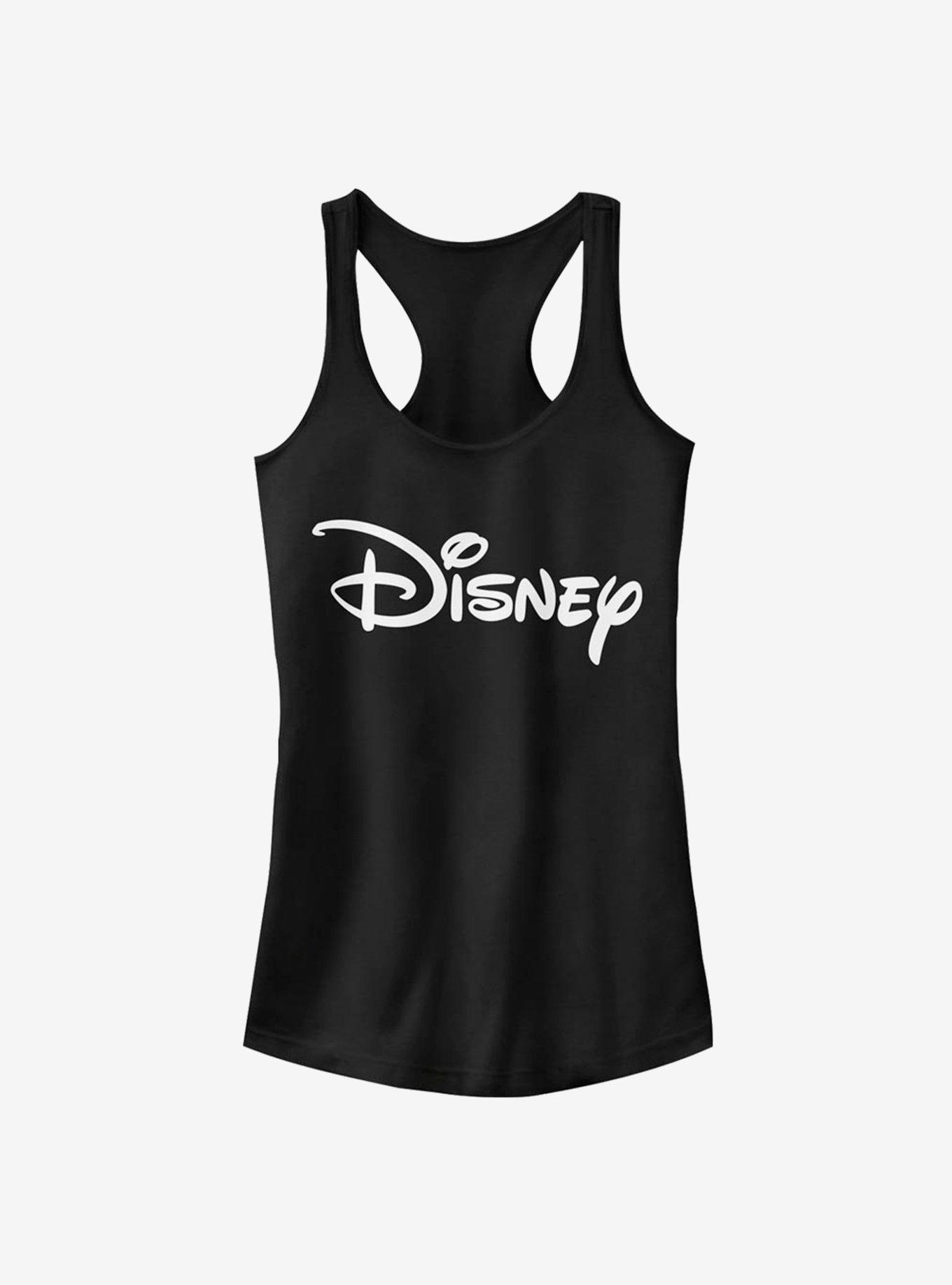 Disney Classic Logo Girls Tank, BLACK, hi-res
