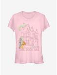 Disney Lady And The Tramp Stitch Home Is Where The Dogs Are Classic Girls T-Shirt, LIGHT PINK, hi-res