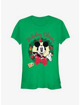 Disney Mickey Mouse Holiday Cheers From Aunt Classic Girls T-Shirt, , hi-res