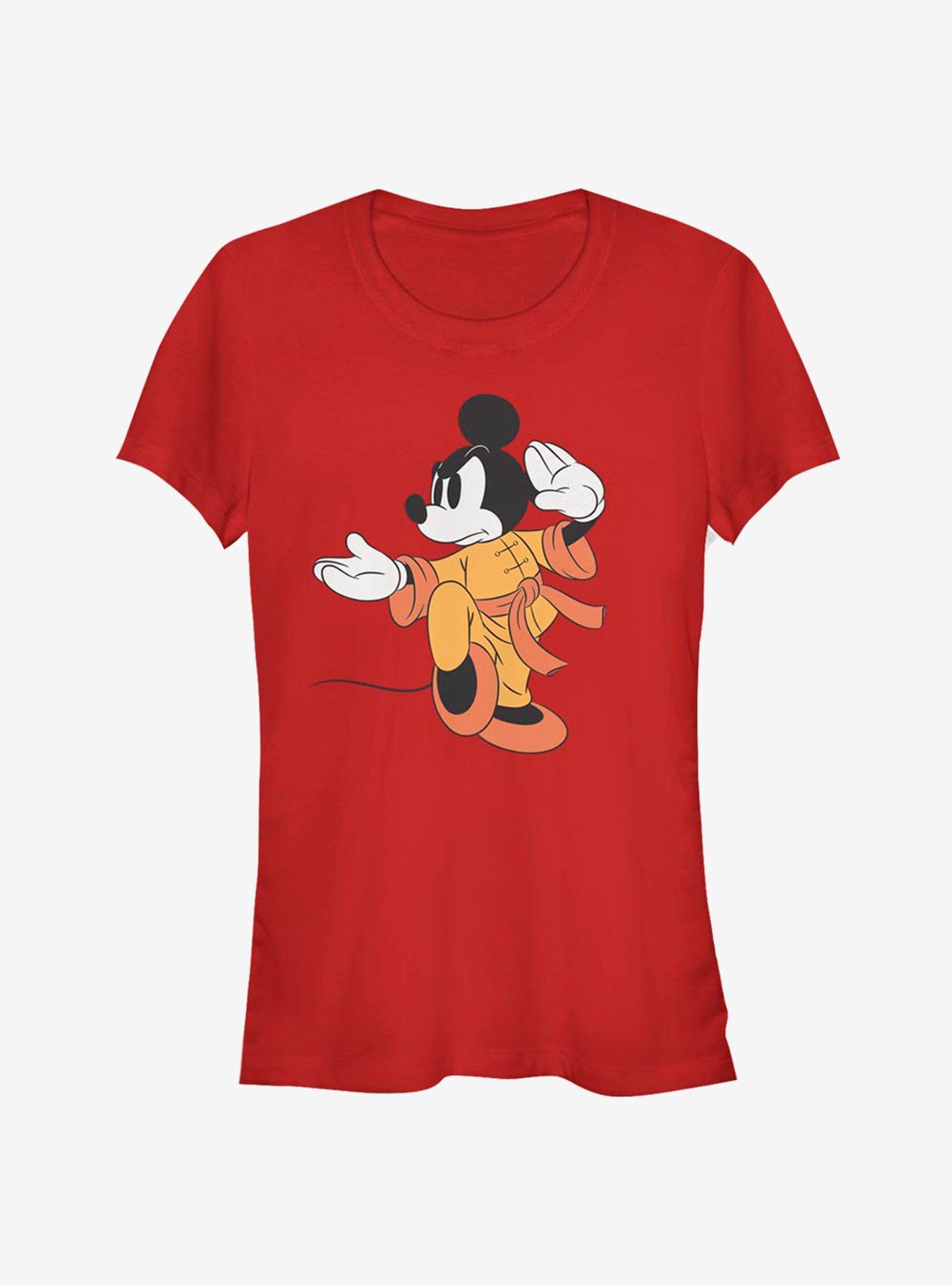 Disney Mickey Kung Fu Classic Girls T-Shirt, RED, hi-res