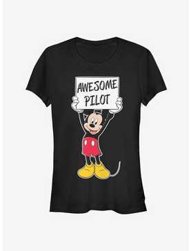 Disney Mickey Mouse Awesome Pilot Classic Girls T-Shirt, , hi-res