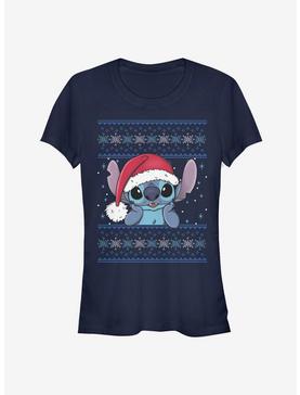 Disney Lilo & Stitch Christmas Santa Stitch Girls T-Shirt, , hi-res