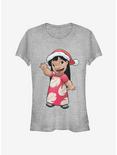 Disney Lilo & Stitch Christmas Lilo Girls T-Shirt, ATH HTR, hi-res