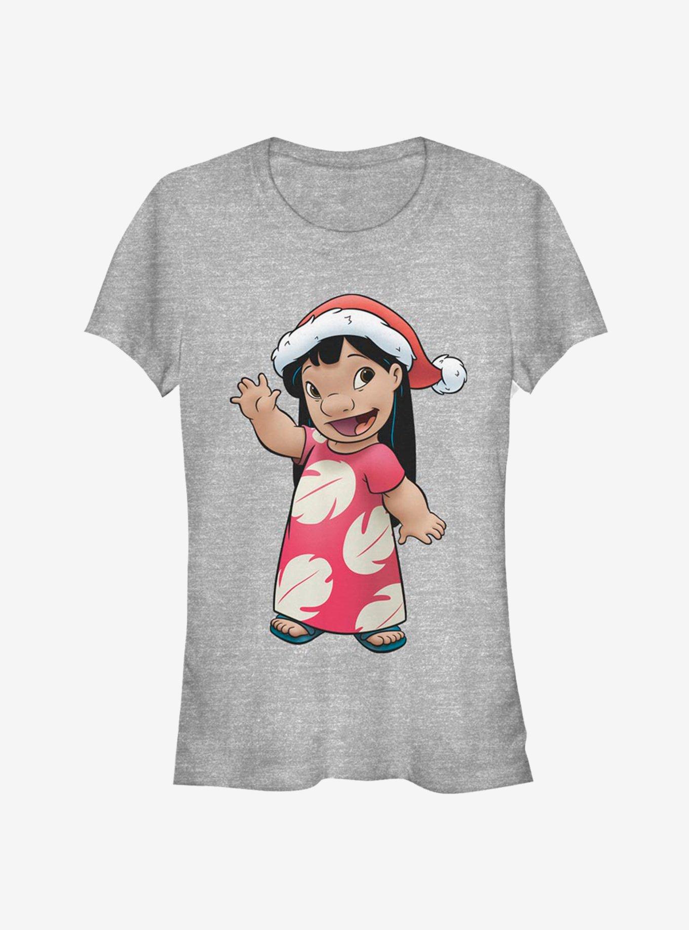 Disney Lilo & Stitch Christmas Lilo Girls T-Shirt, ATH HTR, hi-res