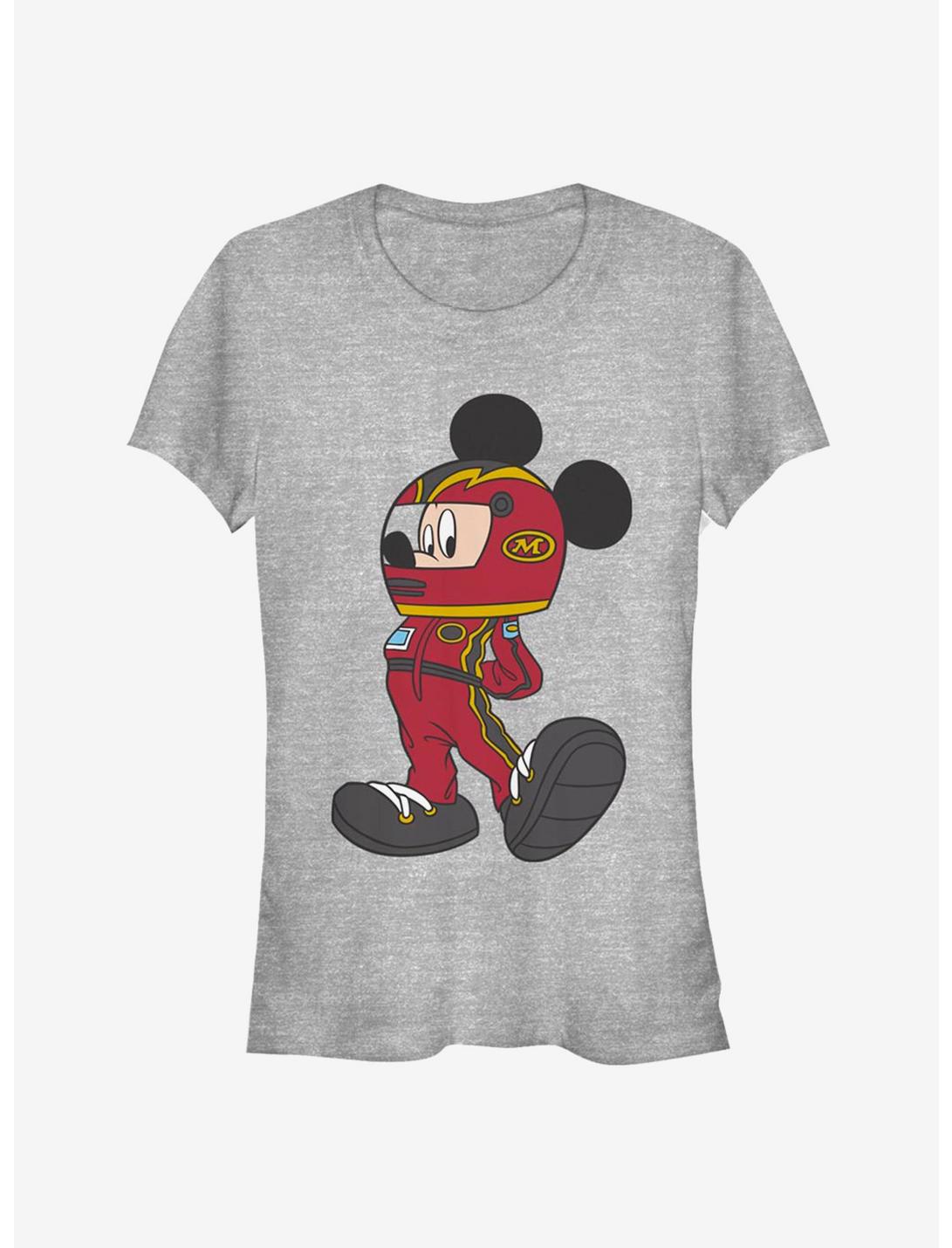 Disney Mickey Mouse Racecar Driver Classic Girls T-Shirt, ATH HTR, hi-res