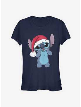 Disney Lilo & Stitch Christmas Cute Santa Stitch Girls T-Shirt, , hi-res