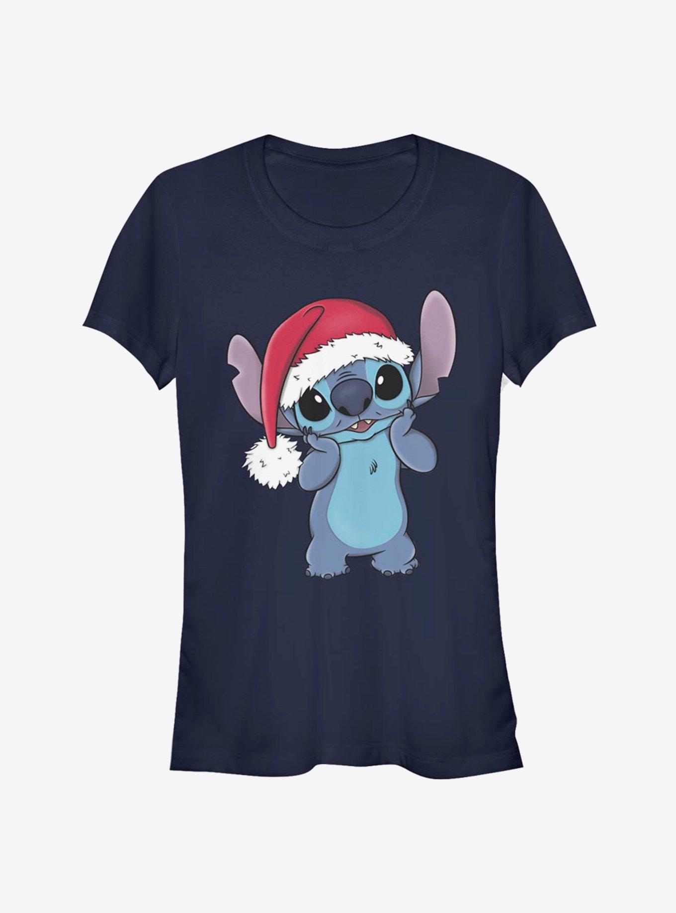 Disney Lilo & Stitch Christmas Cute Santa Stitch Girls T-Shirt, , hi-res