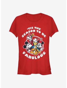 Disney Mickey Mouse 'Tis The Season To Be Fabulous Classic Girls T-Shirt, , hi-res