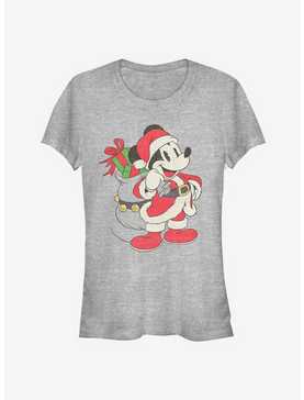 Disney Mickey Mouse Christmas Santa Classic Girls T-Shirt, , hi-res
