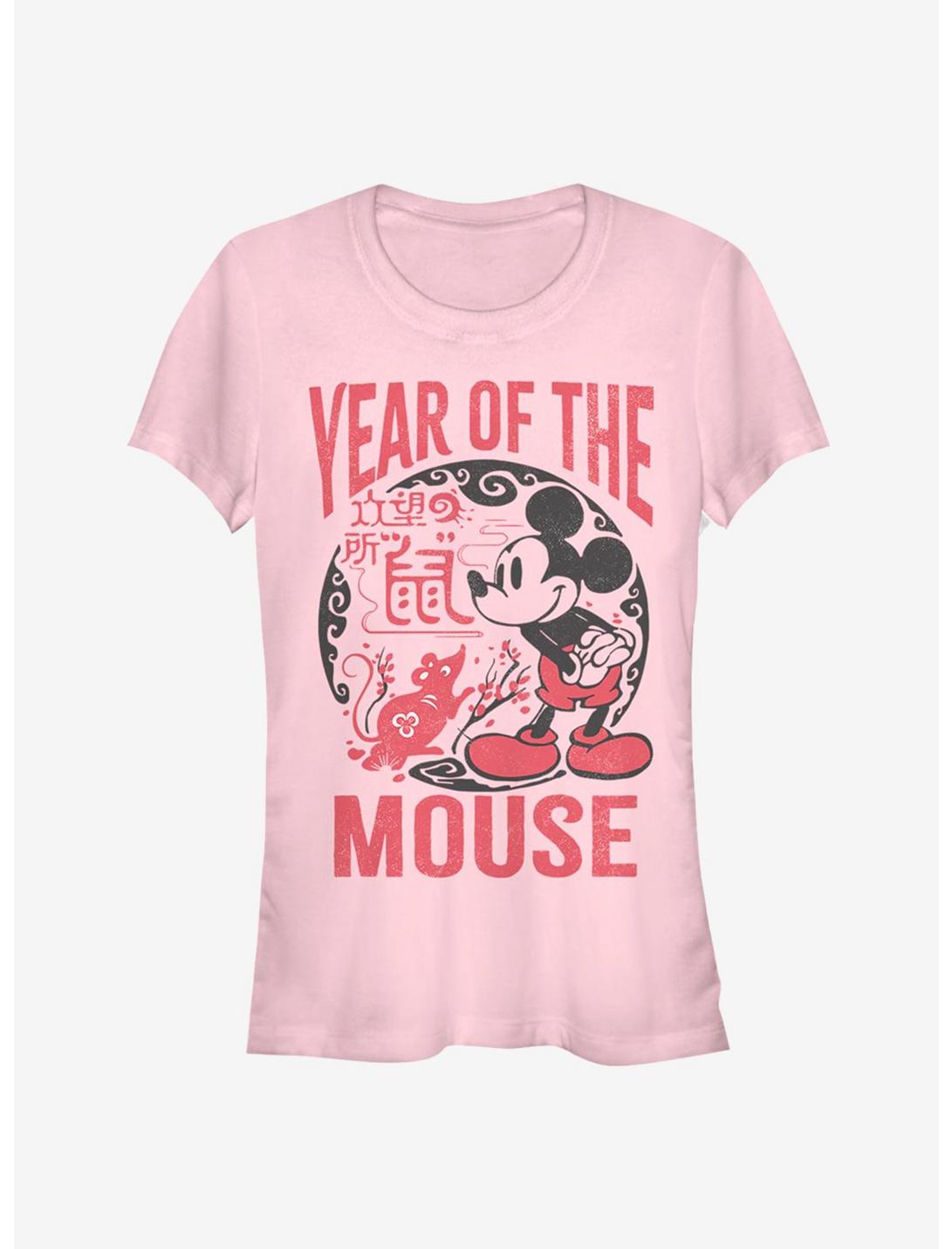Disney Mickey Mouse Year Of The Mouse Classic Girls T-Shirt, LIGHT PINK, hi-res