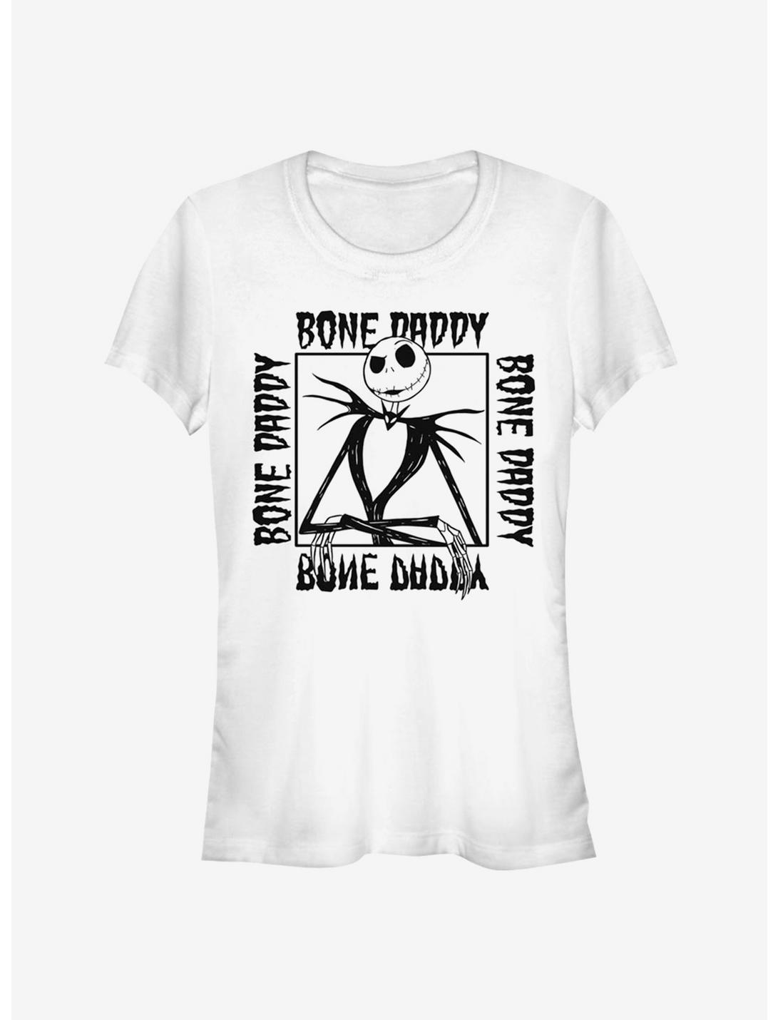 Disney The Nightmare Before Christmas Bone Daddy Jack Girls T-Shirt, WHITE, hi-res