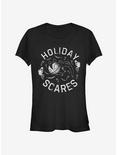 The Nightmare Before Christmas Holiday Scares Girls T-Shirt, BLACK, hi-res