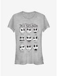 Disney The Nightmare Before Christmas The Emotions Of Jack Skellington Classic Girls T-Shirt, ATH HTR, hi-res
