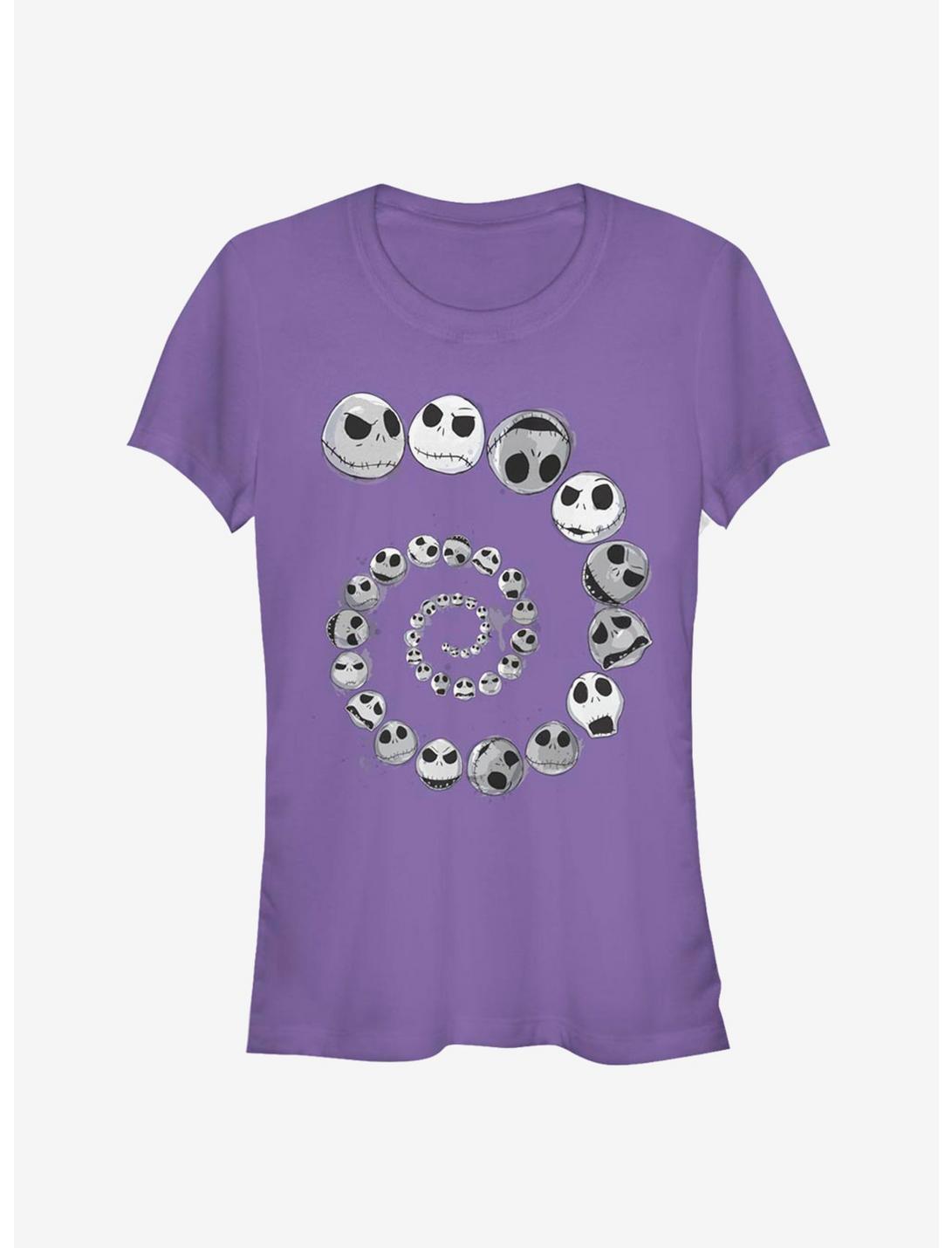 Disney The Nightmare Before Christmas Jack Skellington Spiral Classic Girls T-Shirt, , hi-res