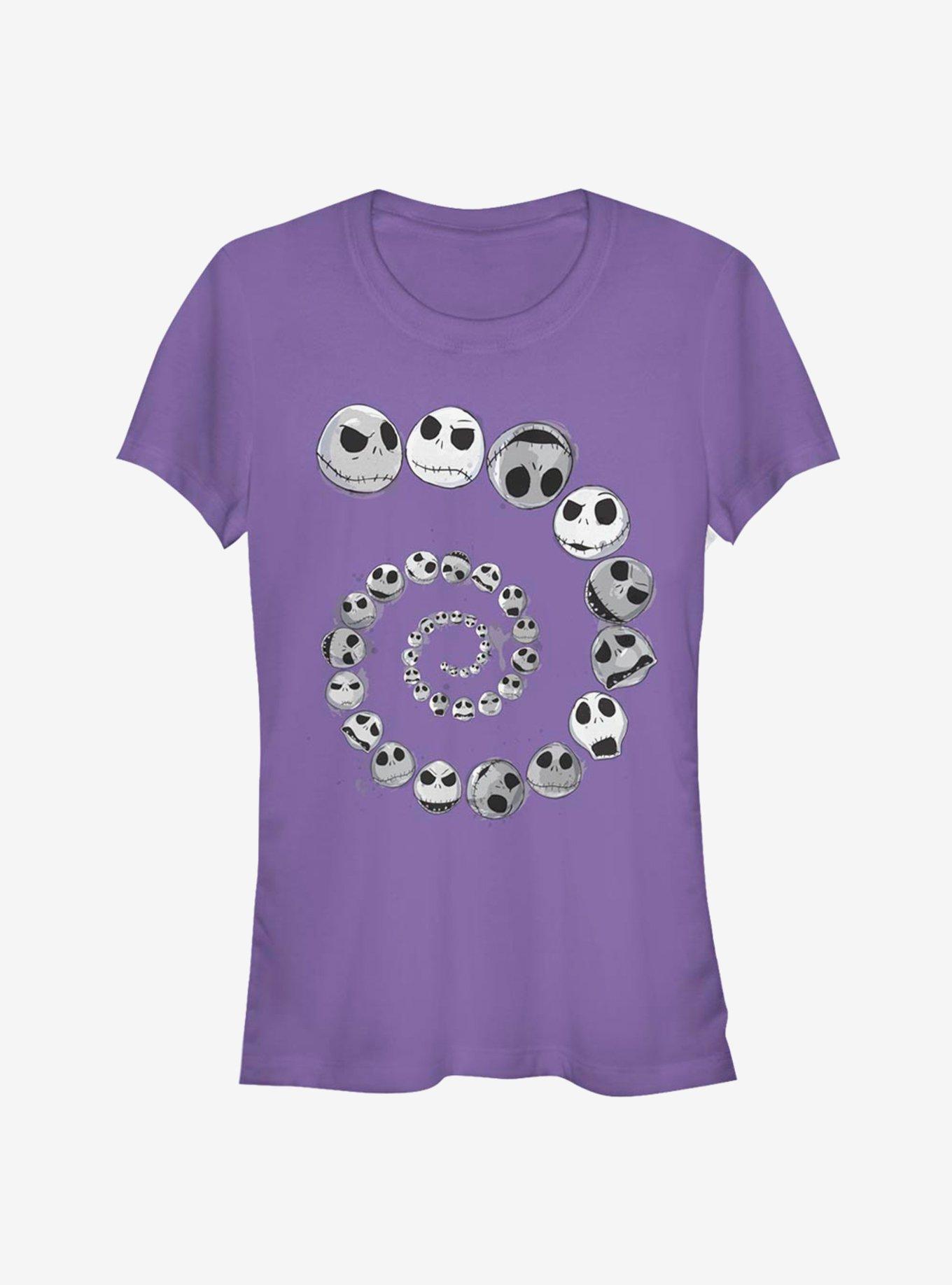 Disney The Nightmare Before Christmas Jack Skellington Spiral Classic Girls T-Shirt, , hi-res