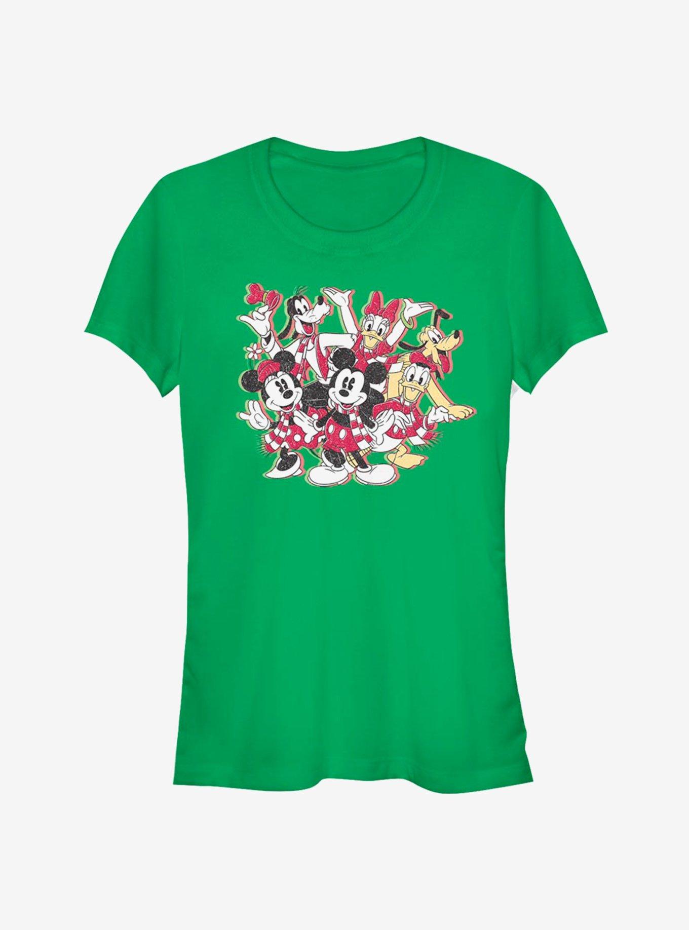 Disney Mickey Mouse Six Holiday Pose Classic Girls T-Shirt, , hi-res