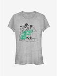 Disney Mickey Mouse Pluto Matching Holiday Sweaters Classic Girls T-Shirt, ATH HTR, hi-res