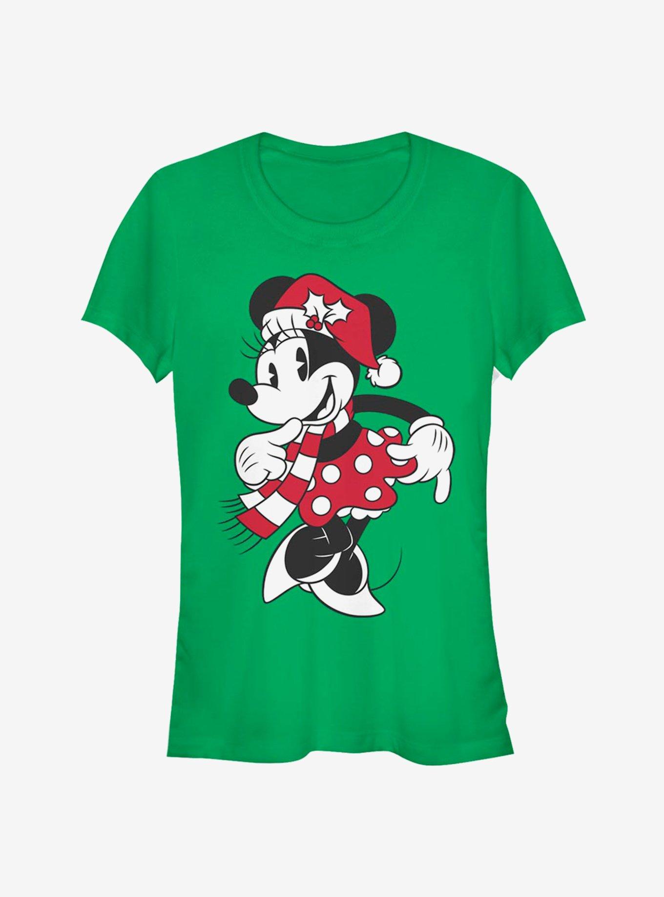 Disney Minnie Mouse Holiday Winter Outfit Classic Girls T-Shirt, , hi-res