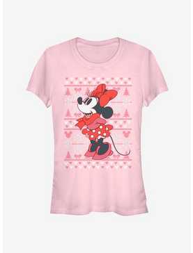 Disney Minnie Mouse Vintage Holiday Sweater Classic Girls T-Shirt, , hi-res