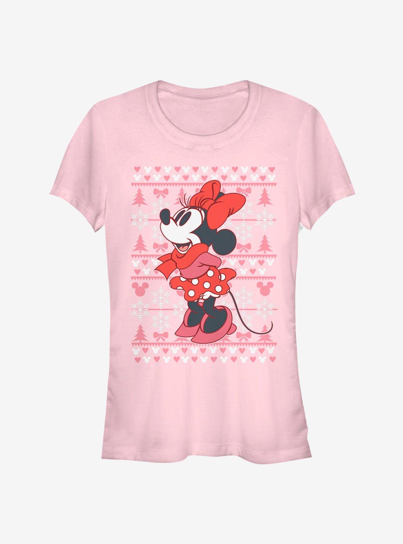 Disney Minnie Mouse Holiday Sweater Girls T-Shirt, , hi-res