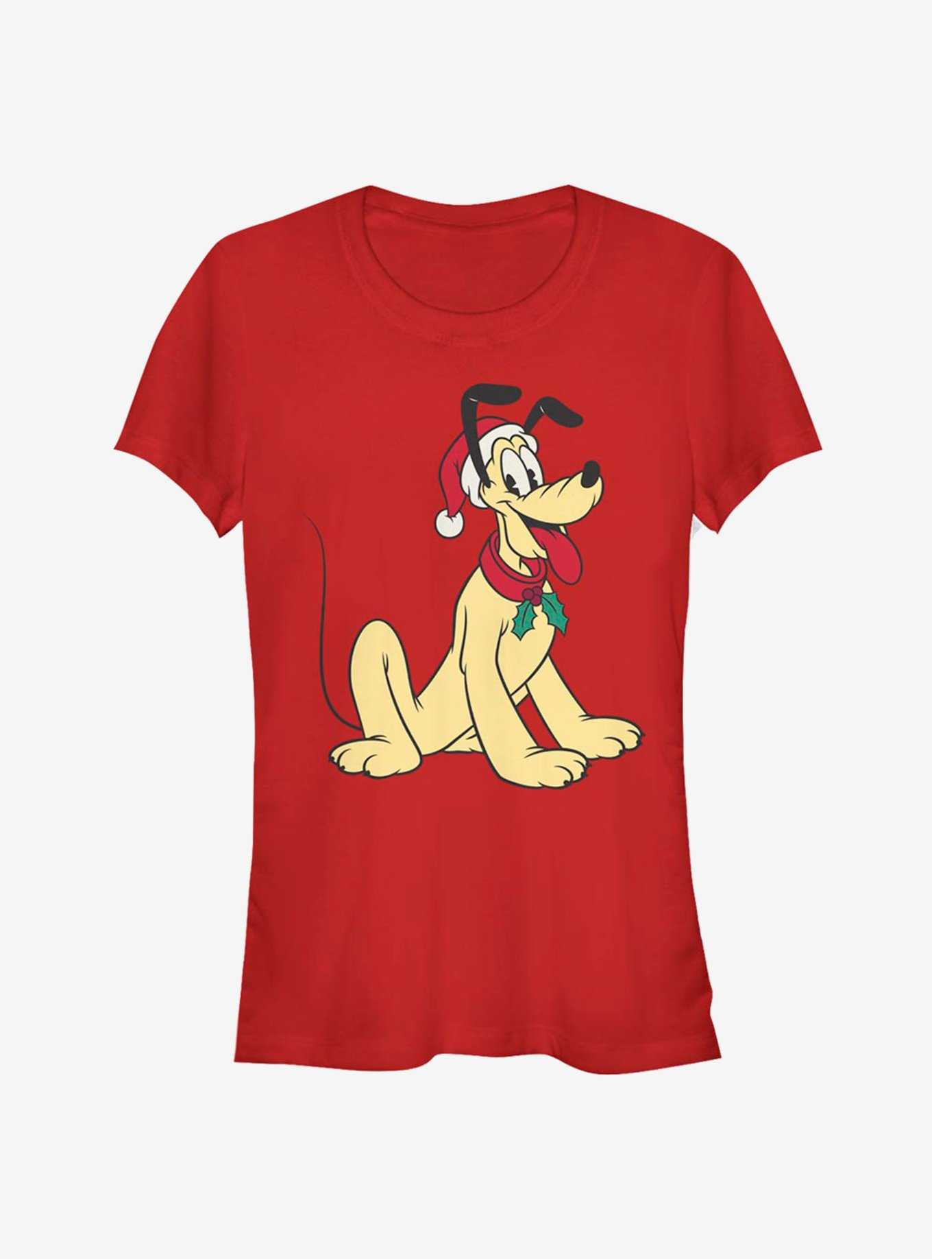 Disney Pluto Holiday Hat Classic Girls T-Shirt, , hi-res