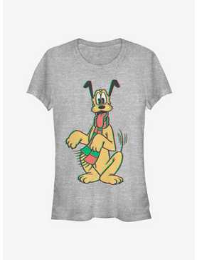 Disney Pluto Happy Holiday Scarf Classic Girls T-Shirt, , hi-res