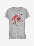 Disney Pluto Present Classic Girls T-Shirt, ATH HTR, hi-res