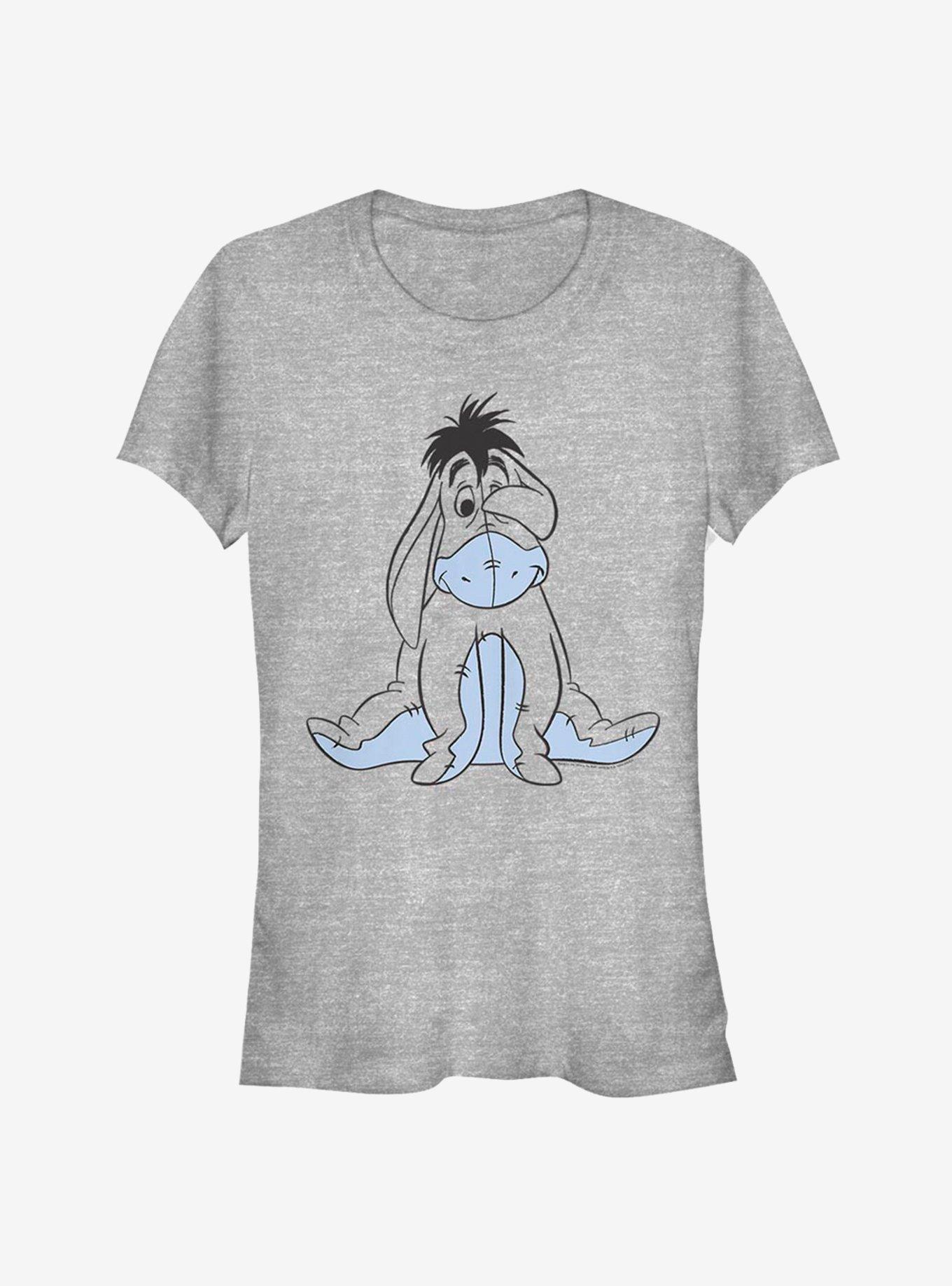 Disney Winnie The Pooh Eeyore Sketch Classic Girls T-Shirt, ATH HTR, hi-res