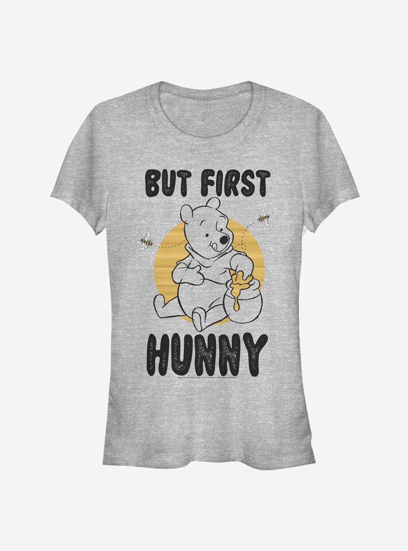 Disney Winnie The Pooh First Hunny Classic Girls T-Shirt, ATH HTR, hi-res