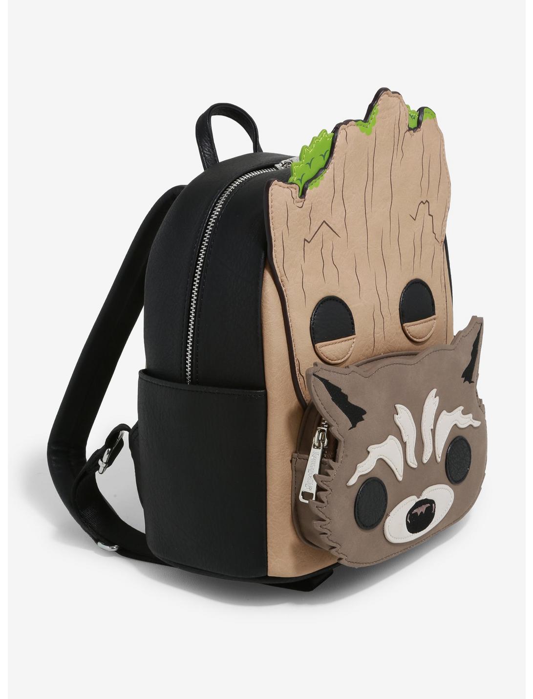 Loungefly Pop! Marvel Guardians of the Galaxy Groot & Rocket Mini Backpack, , hi-res