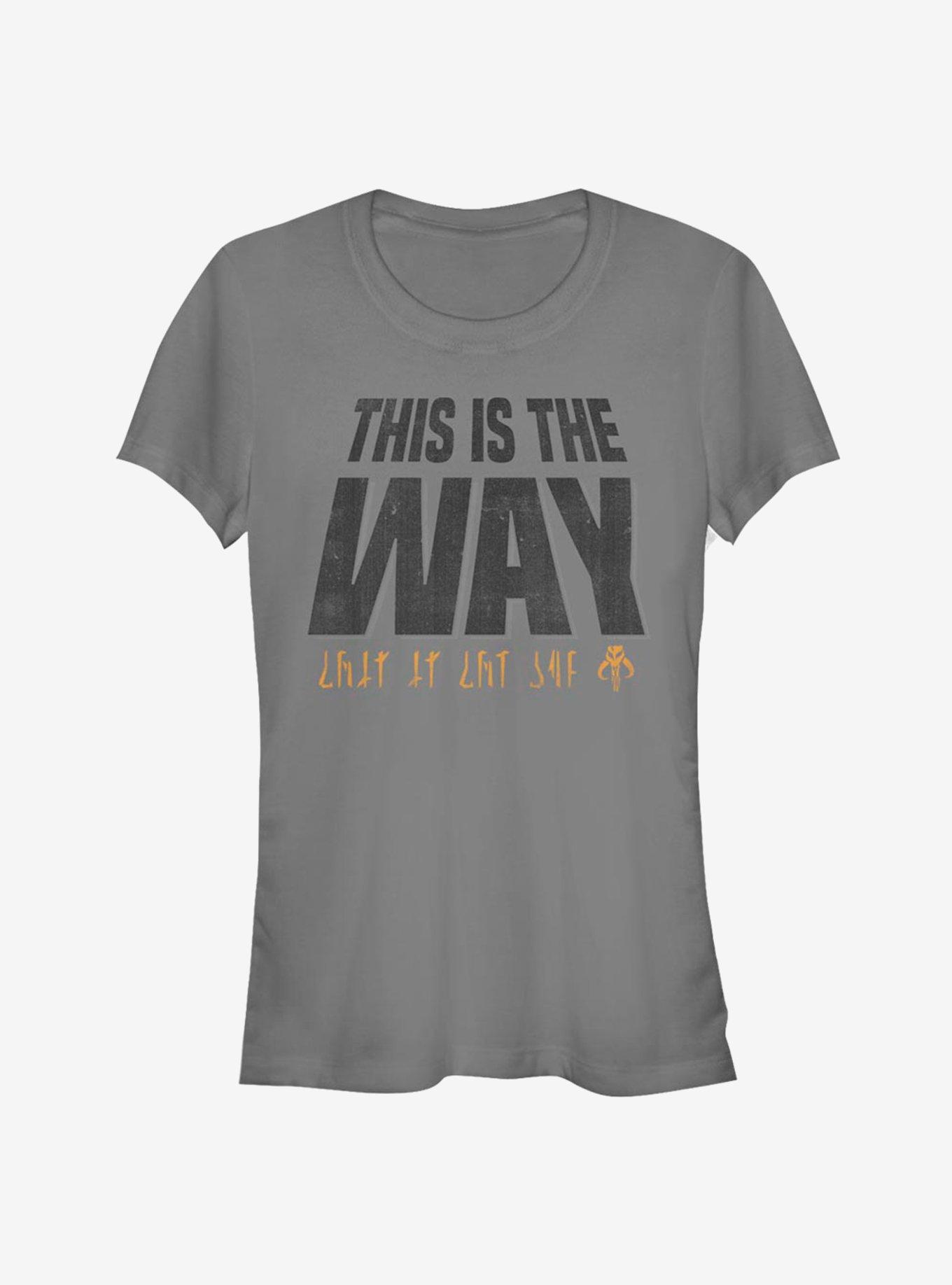 Star Wars The Mandalorian This Is The Way Mando'a Encryption Girls T-Shirt